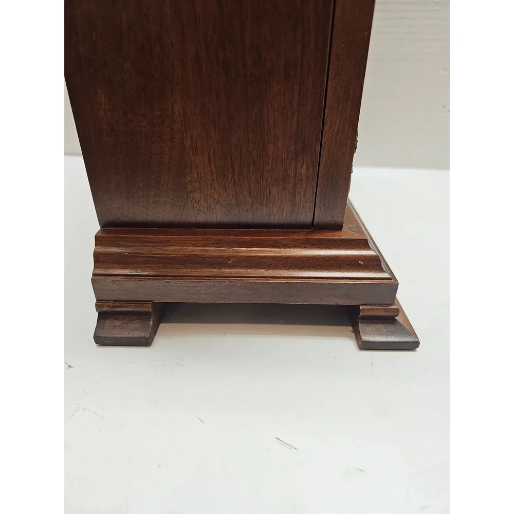 Hamilton Franz Hermle 1050-020 Wooden Bracket Mantel Clock 16